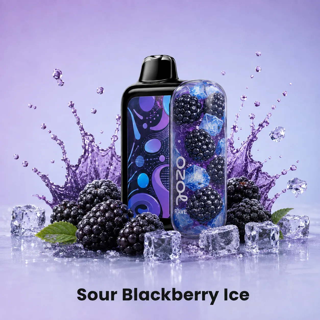 Vozol Rave 56000 Sour Blackberry Ice Vozol Rave 56000 Sour Blackberry Ice