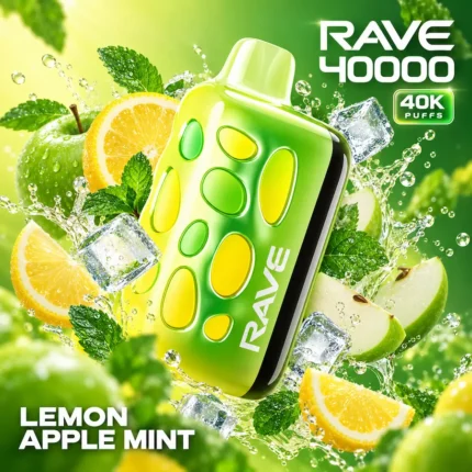 Vozol Rave 40000 Lemon Apple Mint