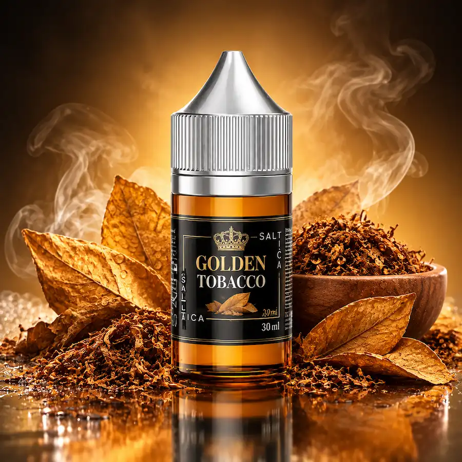 Saltica Golden Tobacco Premium Salt Likit Saltica Golden Tobacco Premium Salt Likit