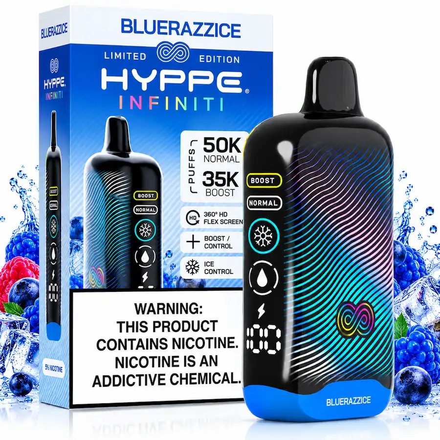 Hyppe Infinity 50K Blue Razz Ice Hyppe Infinity 50K Blue Razz Ice