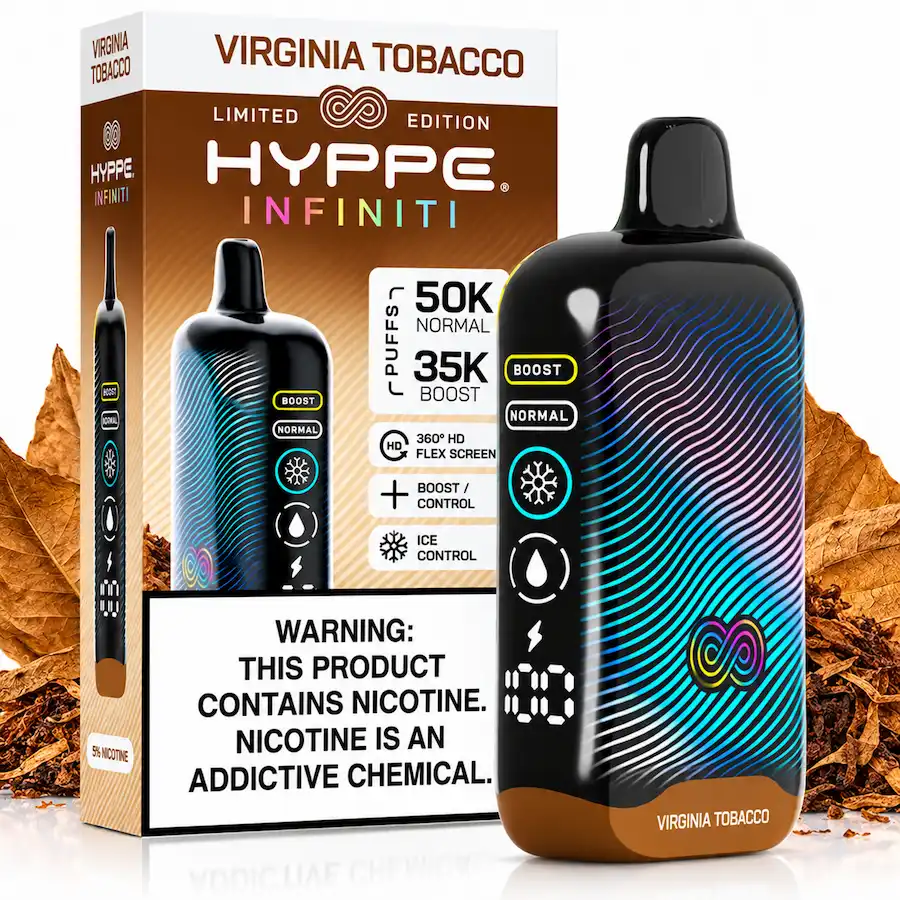 Hyppe Infinity 50K Virginia Tobacco Hyppe Infinity 50K Virginia Tobacco