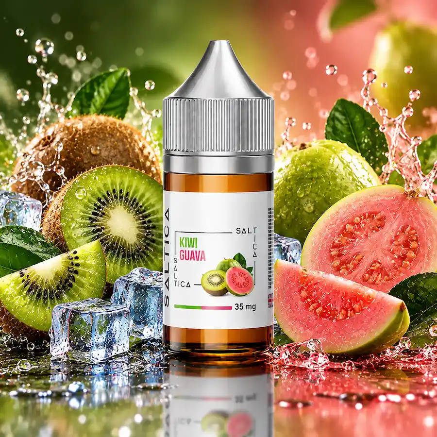 Saltica Kiwi Guava Premium Salt Likit Saltica Kiwi Guava Premium Salt Likit
