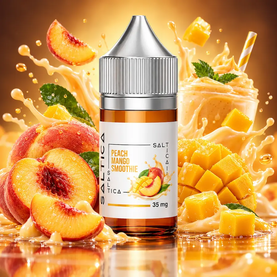 Saltica Peach Mango Smoothie Premium Salt Likit Saltica Peach Mango Smoothie Premium Salt Likit