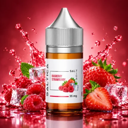 Saltica Raspberry Strawberry Premium Salt Likit