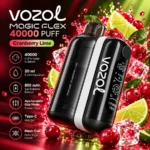 VOZOL MAGIC FLEX 40000 Puff Cranberry Lime