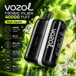 VOZOL MAGIC FLEX 40000 Puff Sour Apple