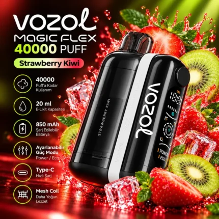 VOZOL MAGIC FLEX 40000 Puff Strawberry Kiwi